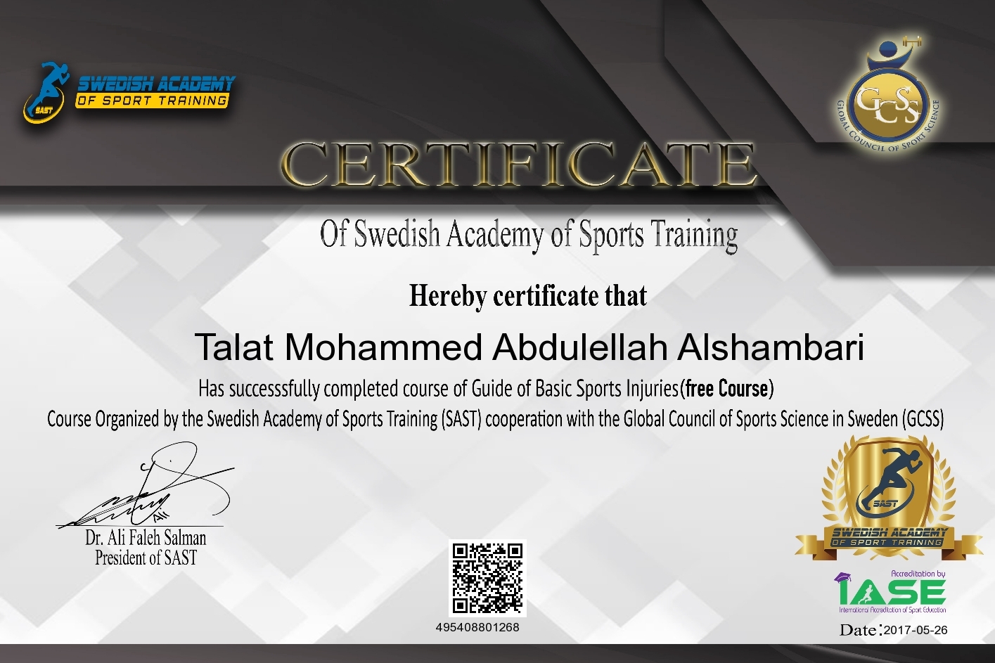 Talat Mohammed Abdulellah Alshambari
